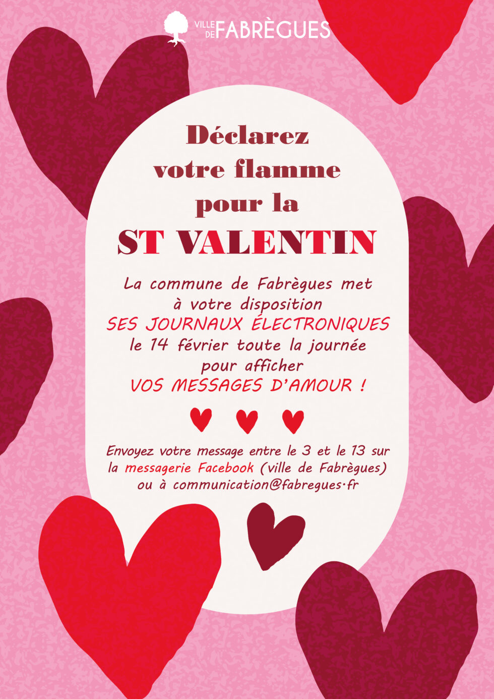 Déclarez votre flamme pour la St Valentin ! - Ville de Fabrègues