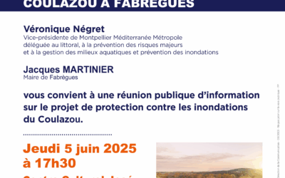 Réunion publique : projet de protection contre les inondations