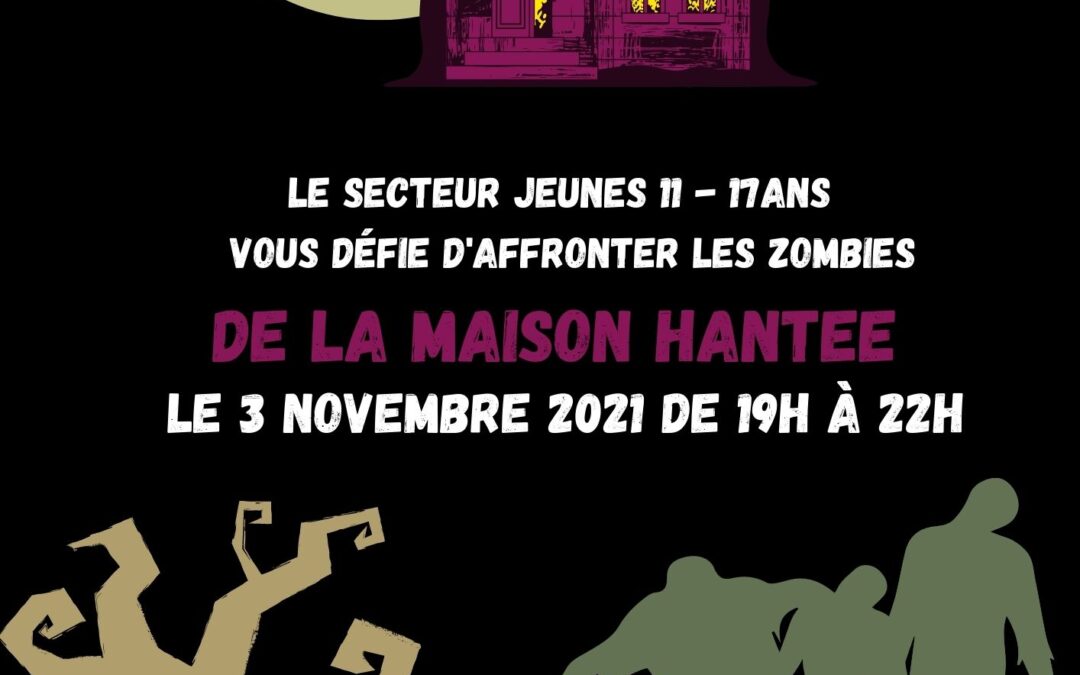 Le 3 novembre, soirée hantée au Secteur Jeunes