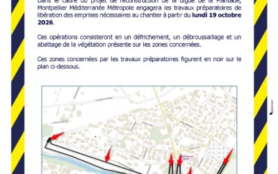 Reconstruction de la digue de la Plantade : début des travaux préparatoires le 19 octobre