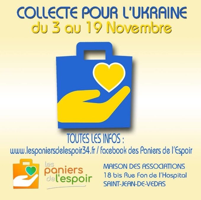 Collecte pour l’Ukraine à St-Jean-de-Védas
