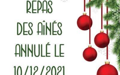 Repas des Aînés annulé